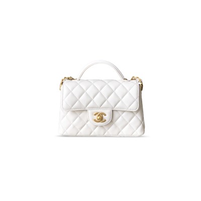 CHANEL TOP HANDLE FLAP BAG AS3467 (20*14*6cm)